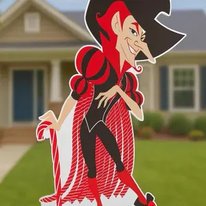Lord Licorice Candy lane cutout party prop birthday party decorations.