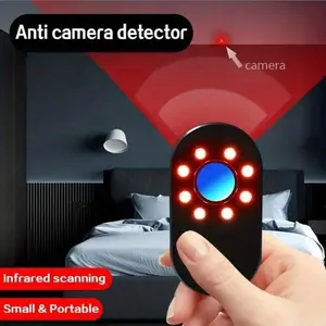 Hotel Hidden Camera Detector, Travel Mini Portable Anti-Spy Surveillance Scanner, Hotel Security Anti-Peeping Device, Camera Detector