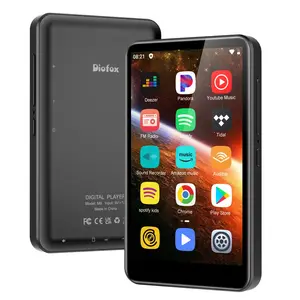 80GB MP3 Player with Bluetooth and WiFi, Mp3 & Mp4 Music Player with Spotify,Deezer, Audible, Browser, 4.0" IPS Touch Screen Android Player with Speaker, FM Radio, Up to 512GB