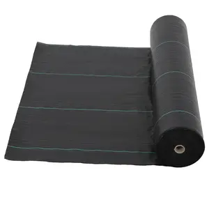 3.2oz Heavy Duty Weed Barrier Landscape Fabric, 6ft x 300ft - Professional Grade PP Ground Cover, Weed Control & Erosion Protection for Gardens, Driveways