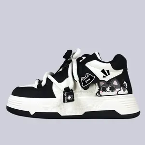 Midnight Meow Chunky Mid Top Shoes - Women's