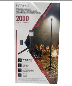Infinity X1 2000LM Telescopic LED Portable Rechargeable Camping Lamp, Adjustable Telescopic Stand, for Outdoor Emergency Use
