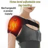 Heating Shoulder Wrap USB Plug-In Electric Heat Therapy Warm Heating Pad Hot Compress Pad Self-Heating Moxibustion Shoulder Support Heated Wrap Perfect Gift