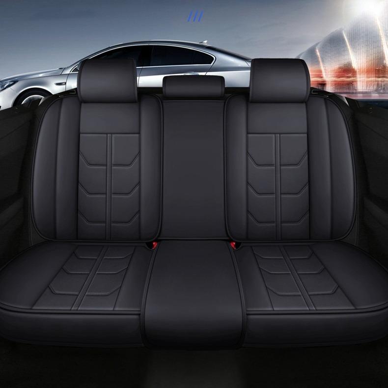 Waterproof Leather Car Seat Covers - Sleek & Stylish Protection for Moisture & Spills - Easy Install & Remove - Perfect for Car Owners