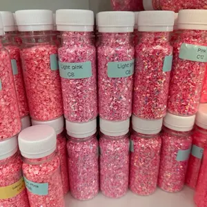 3D Diamond Glitter for Crafting DIY Projects - 2oz jar Perfect for Embellishments and Decorations