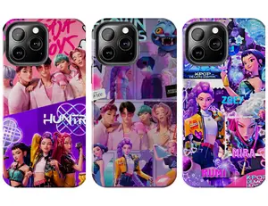 K-Pop Demon Hunters Rumi Mira Zoey Phone Case Compatible With iPhone 17-7 Pro Max Plus & Samsung Galaxy S26-S21 Ultra Plus Accessories Protection unisex
