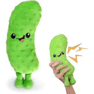 Yodeling Plush Pickle – 11” Pickle Sings Hilarious Yodels - Funny Gag Gift for Friends and Coworkers