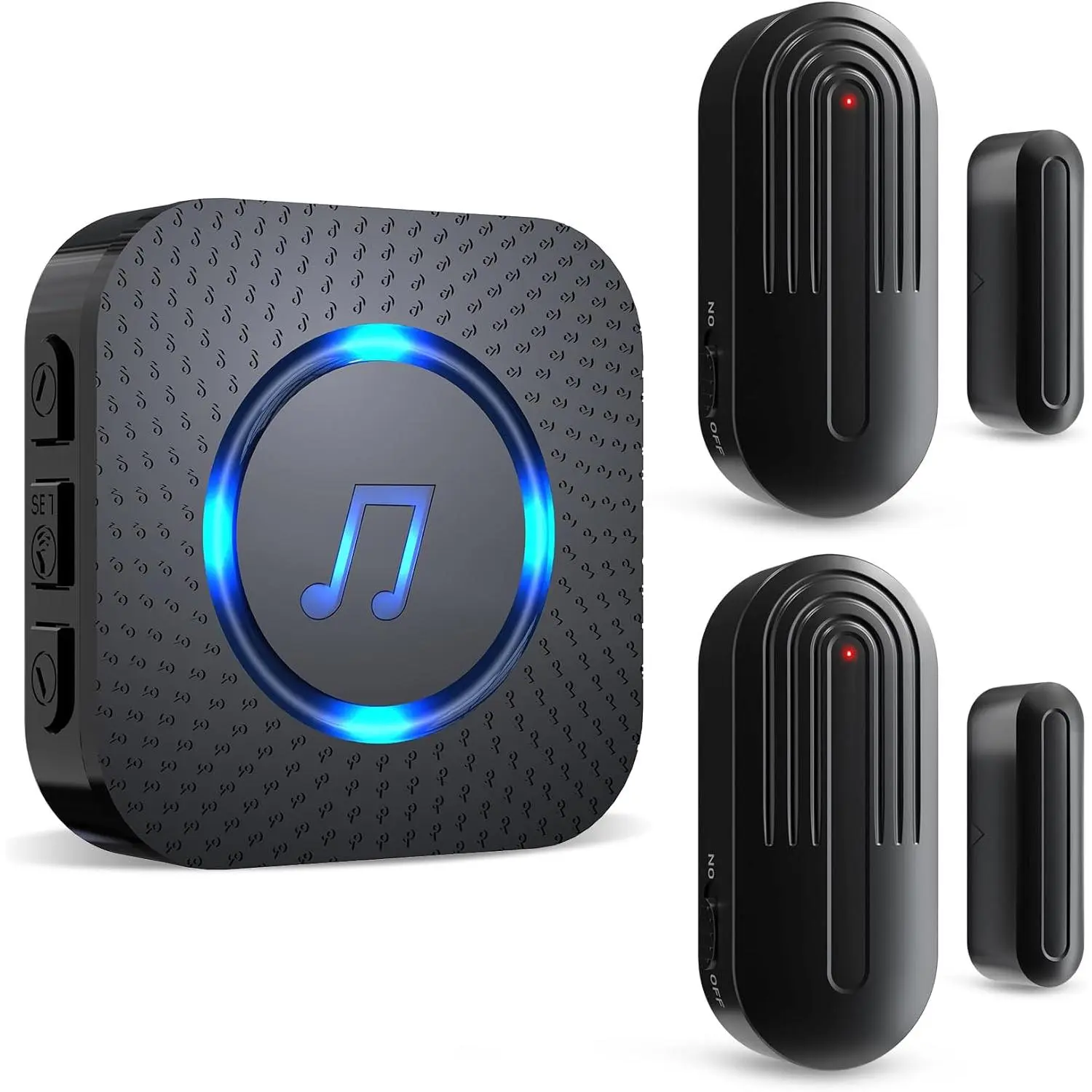 2 Sensors + 1 Receiver Black