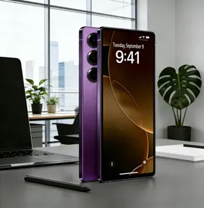 Unlock this 6.6-inch dual-SIM Android smartphone with a large HD Display screen, featuring a hidden stylus, an octa-core processor, 4600mah Battery,a 8+20MP high-definition camera, 8 RAM, and 256GB internal storage,Metal Frame