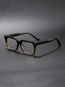 Retro Thick Frame Optical Glasses CP Temple Tips TR90 Material Unisex Versatile Elegant Suitable for Travel Beach Road Trips Cycling Music Festivals Seaside Weddings Gatherings Street Photography Gift