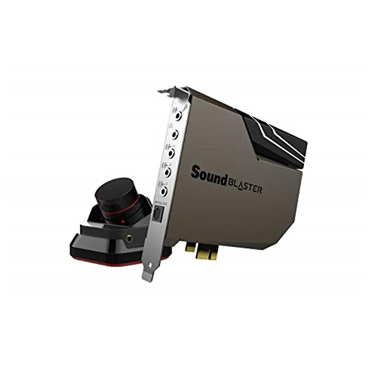 Creative Labs SB180000000 Academic Edition Sound Blaster, with Volume Control Knob, 32-bit/384 kHz Audio, 6.3 mm Headphone I/O, Enhanced Bass