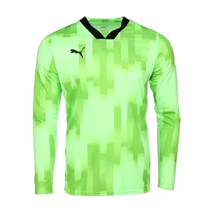 PUMA Mens Teamtarget Goal Keeper Long Sleeve Jersey Soccer Cleats - Green PUMA Mens Teamtarget Goal Keeper Long Sleeve Jersey Soccer Cleats - Green