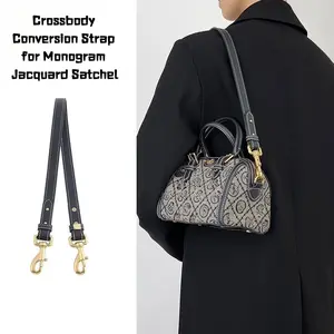 Crossbody Conversion Strap for T Monogram B Jacquard Satchel and Mini Tote Bags, Adjustable Strap for Accordion, Crossbody, and Bucket Bags