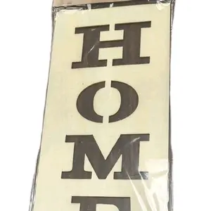 Crafter’s Square Unfinished Wood HOME Plaque DIY Farmhouse Decor Sign