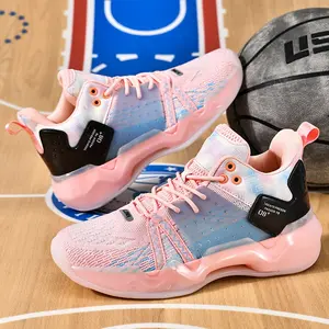 UOSO Low-Top Basketball Shoes Compatible for - Lightweight Breathable Sneakers with Anti-Slip Cushioning, Durable Sole & Insole, Striped Athletic Court Shoes for Outdoor Sports, Casual Wear (Unisex)