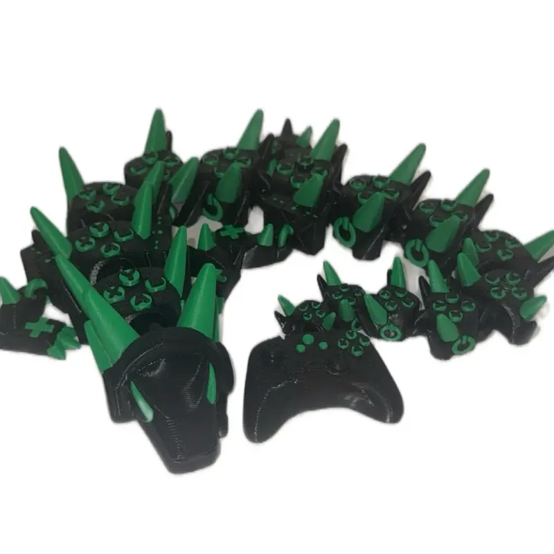 Gamer Dragon |  3D Printed Dragon | Articulated Fidget Toy |