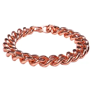 Apex Copper Bracelet, Wide Link