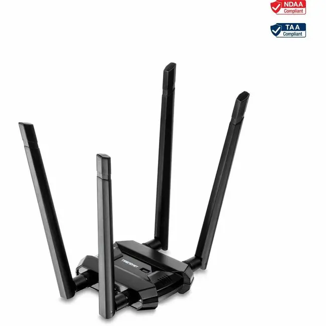 TRENDnet IEEE 802.11ac Wi-Fi Adapter for Desktop Computer/Notebook TEW809UB