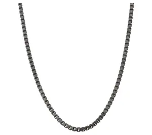 David Markstein Bronze 22" Bold Box Chain w/ Magnet Clasp