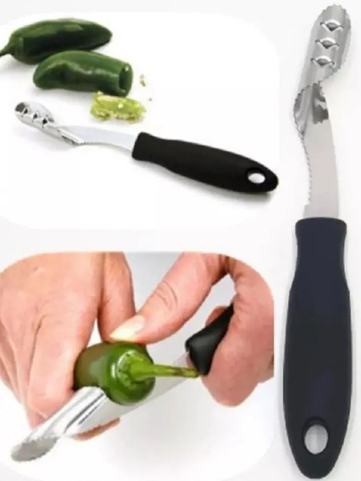 Jalapeno Pepper Corer & Cutter - Efficient Slicer, Tomato Kitchen Tool Utensils