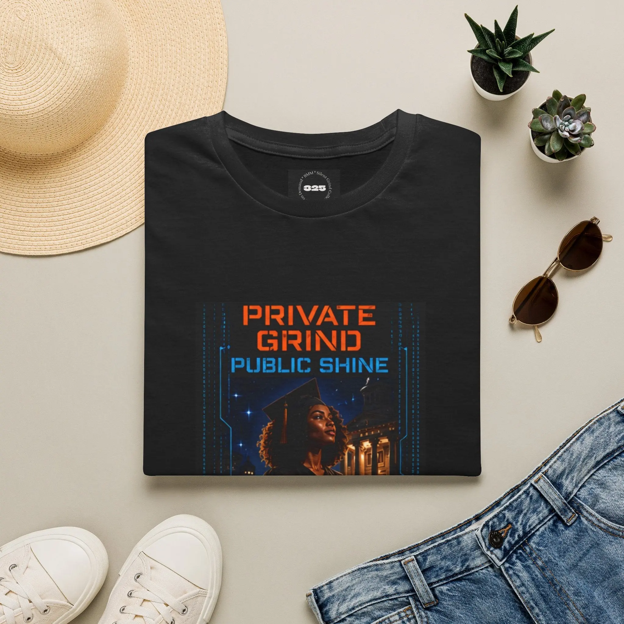 Private Grind Public Shine T-Shirt |Silent Grind Collection
