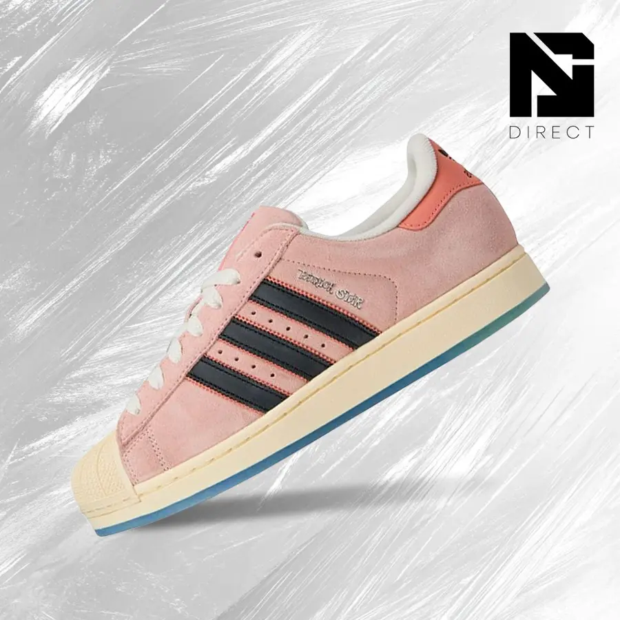 Adidas Men's Running-Inspired Lifestyle Sneaker, Superstar x SpongeBob Patrick Star, Vintage Shock-Absorbent Shoes for Casual Wear - JQ6778, Male