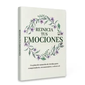 Spanish Edition Emotional Healing Book “Reinicia Tus Emociones” | 30-Day Recovery Plan to Understand Yourself, Rebuild & Reset | Gentle Self-Care Guide with Daily Exercises | Portable One-Hand Comfort Read