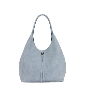 Rebecca Minkoff Darren Signature Carryall Tote Bag in Denim Blue