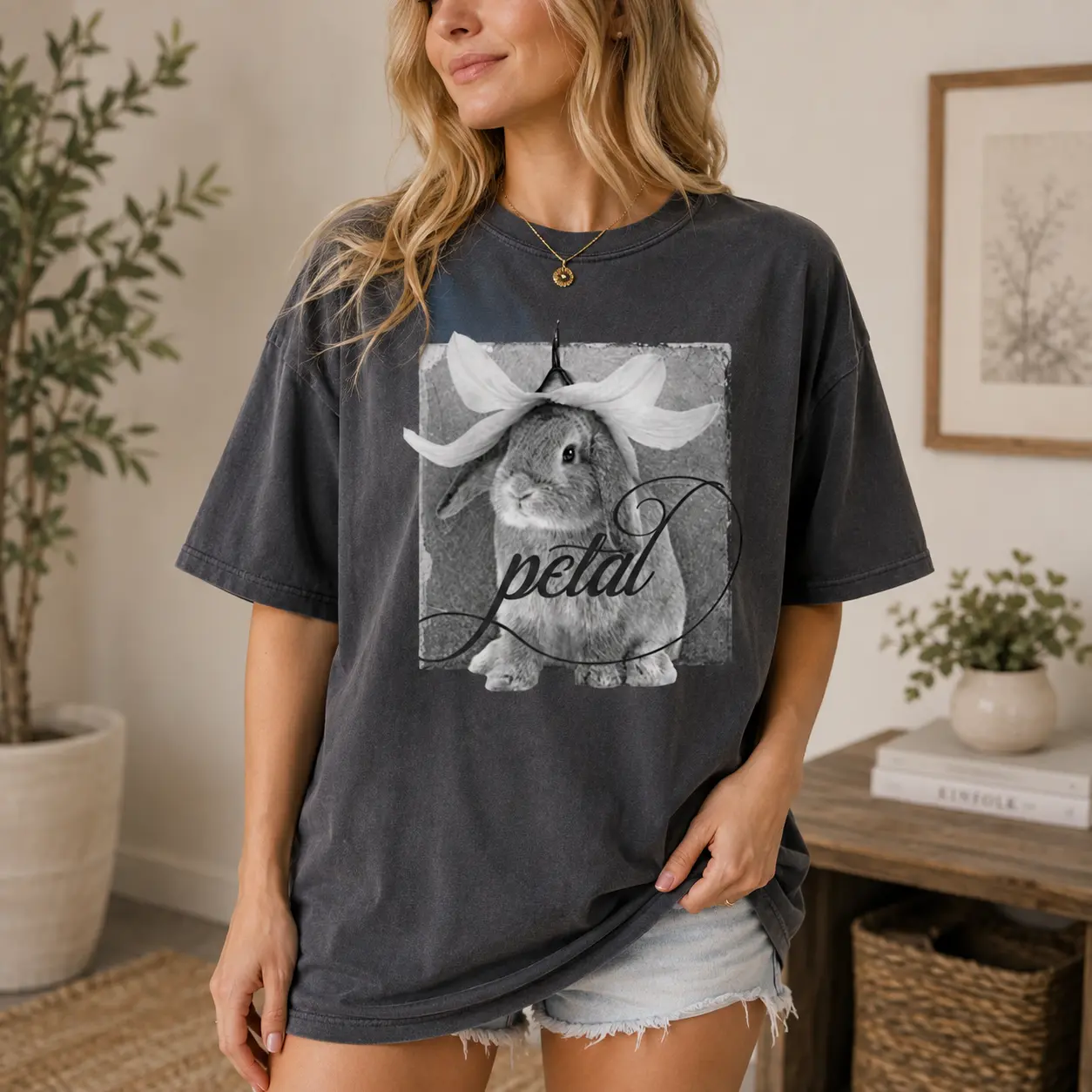 Comfort Colors Ariana Petal Bunny Shirt – Petal T‑Shirt, New Album Graphic Tee, Concert Tour Music Shirt