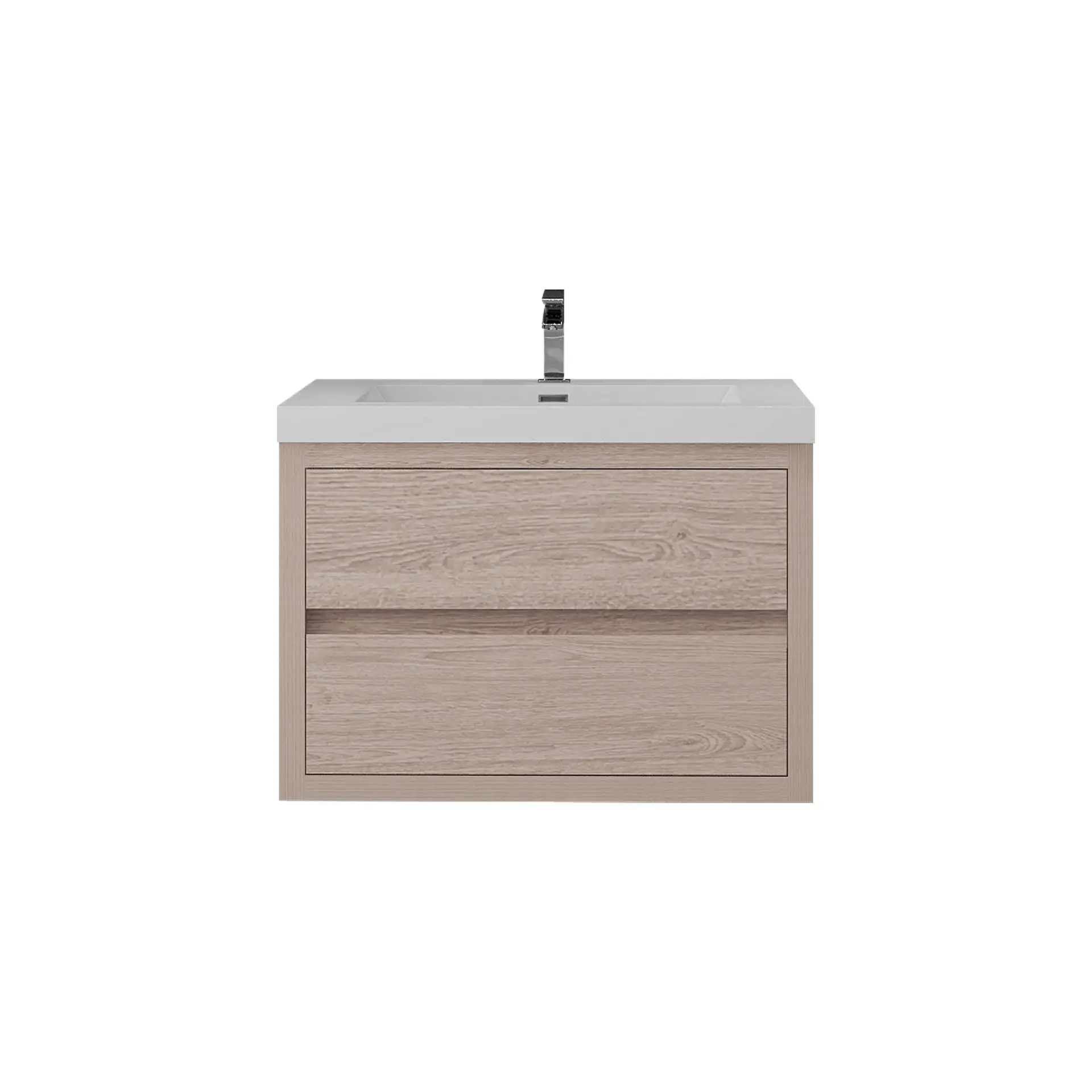 Moreno Bath Louis 30'' Wall Mounted Vanity with Acrylic Sink