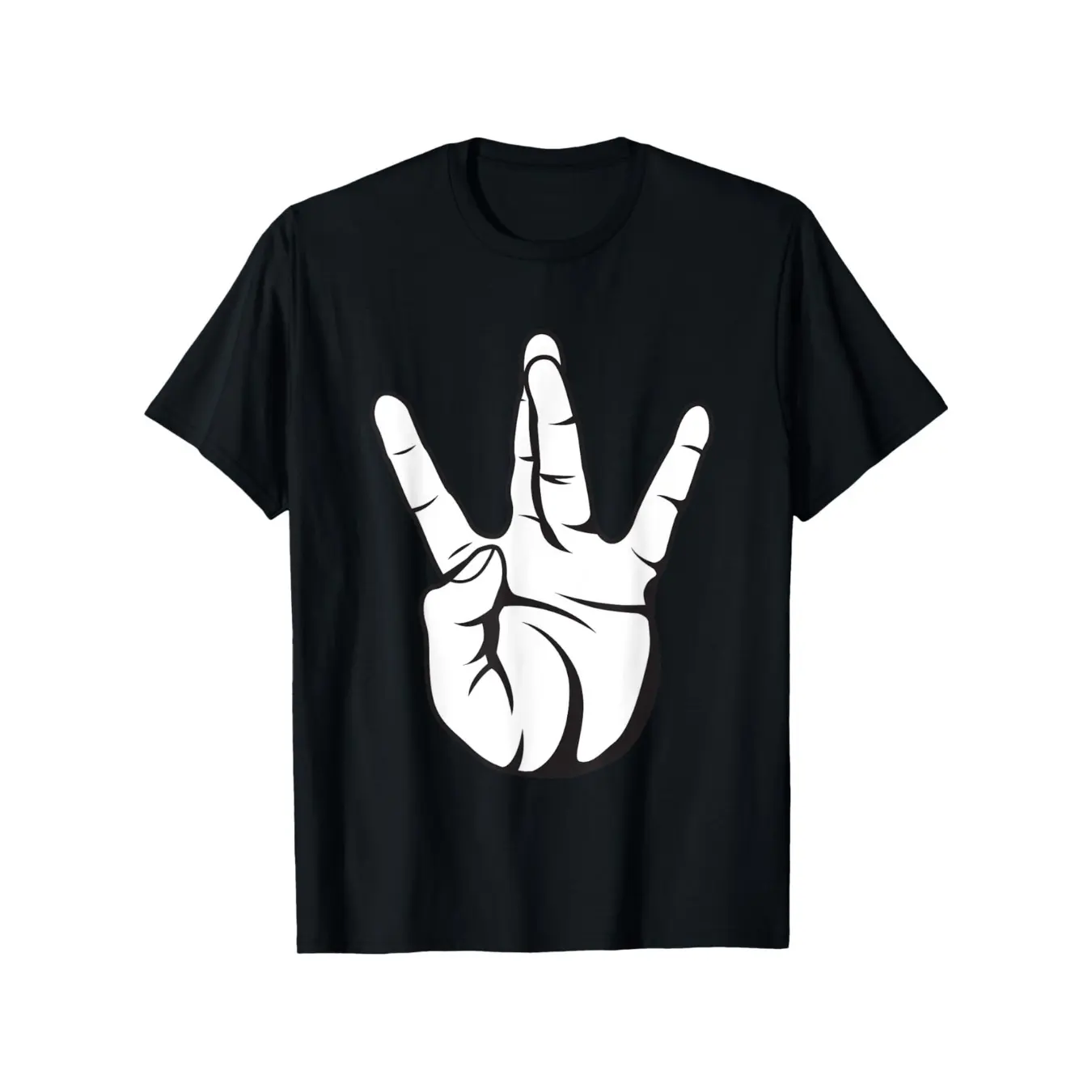 Westside Hip-Hop Style  Cotton T-Shirt - "OK" Sign Graphic, Breathable & Comfortable, Ideal For Casual Wear & Gifting, Machine Washable, Black