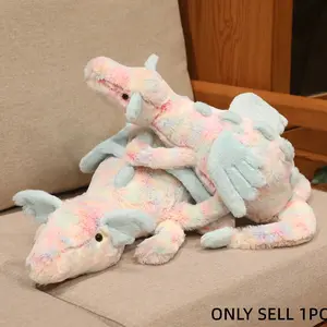 Lazuli Dragon Plush Toy, 2026 New Colorful Flying Dragon, Healing Companion Stuffed Animal, Sofa Bed Decor, Valentine's Birthday Gift