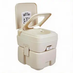 Portable Toilet for RV, Boat, and Camping, 5.3 Gallon, with Carry Bag & Detachable Tank