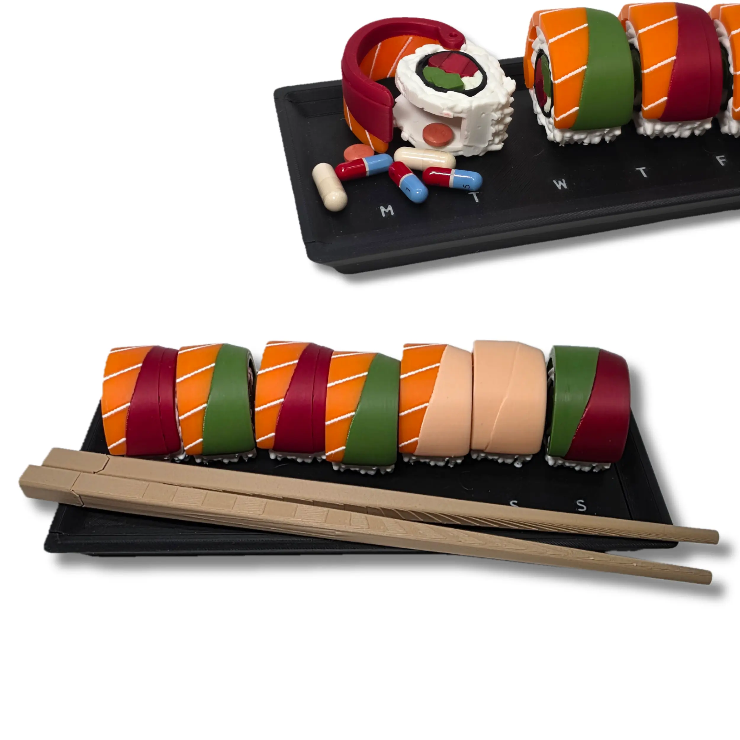 Sushi Supplements Pill Organizer