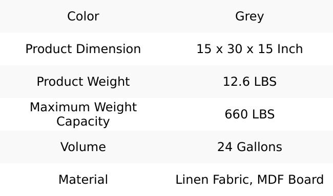 DUMOS 43In Storage Ottoman Bench, Storage Chest, End of Bed Foot Rest Stool with Padded Seat, Bedroom Bench for Living Room, Support 660Lbs, Grey DUMOS 43In Storage Ottoman Bench, Storage Chest, End of Bed Foot Rest Stool with Padded Seat, Bedroom Bench for Living Room, Support 660Lbs, Grey