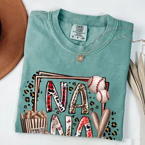 Comfort Colors Baseball Nana Shirt, Baseball Shirt , Nana Baseball Shirt, Comfort Colors Shirt
