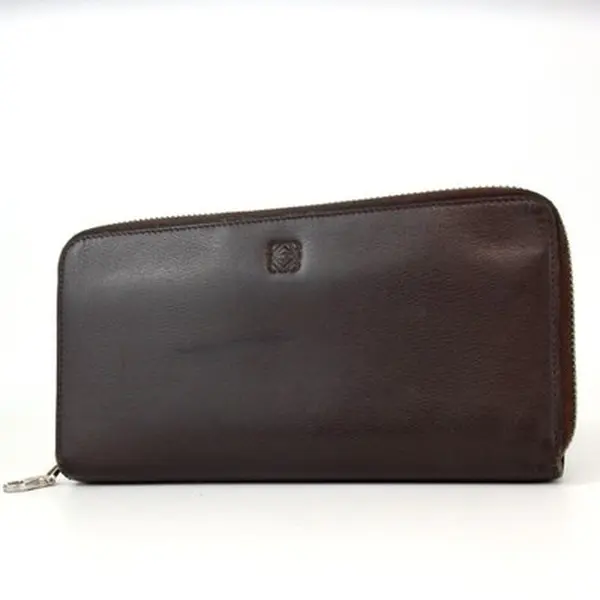 Pre-owned Loewe Other Other Anagram Wallet Leather 12764864710/167185
