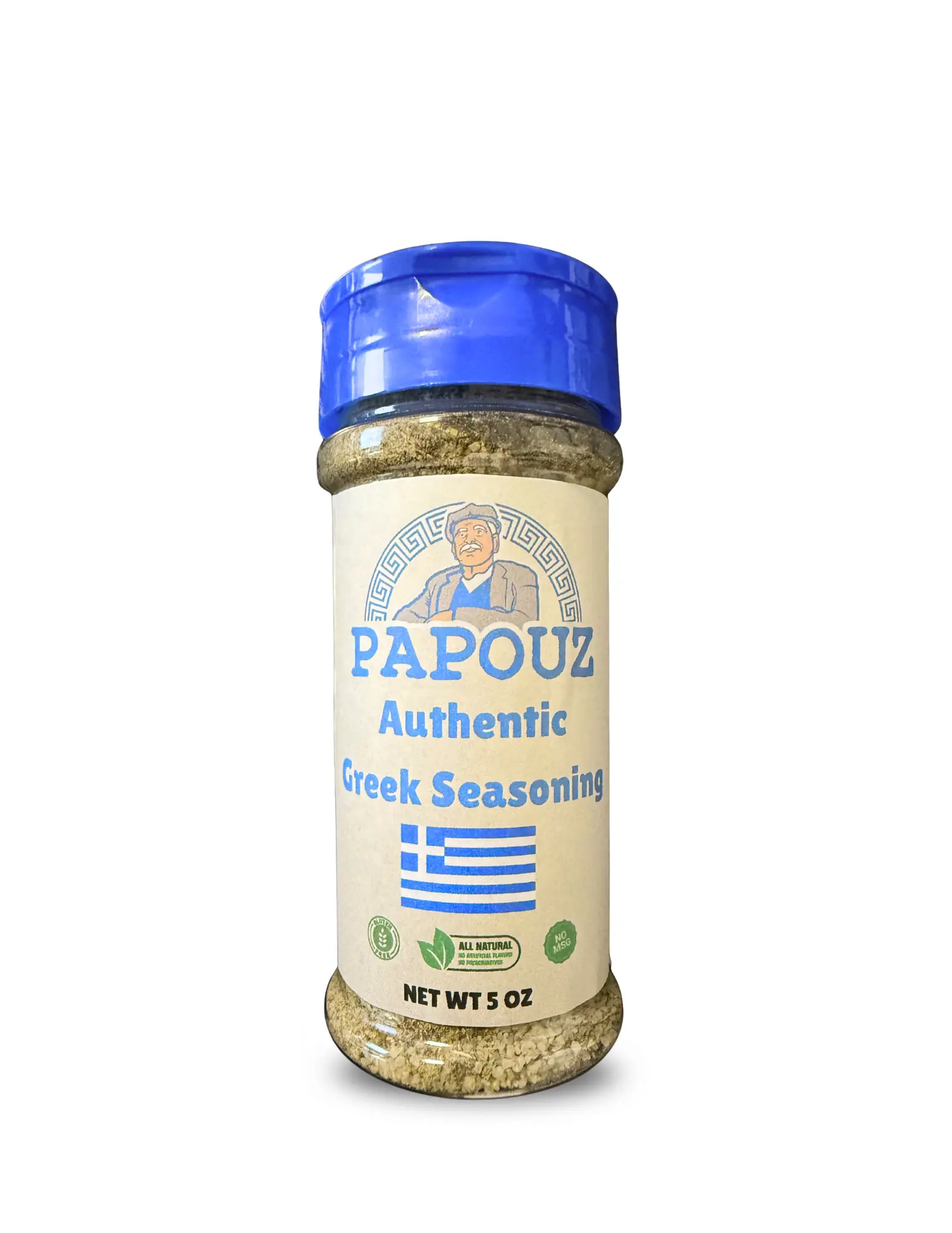 Papouz Seasoning Authentic Greek Seasoning sm  5oz Bottle