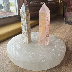 Cosmic Rose Quartz Tower
