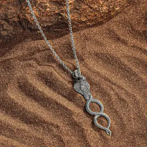 Creative Transformation - Cobra Infinity Pendant Necklace