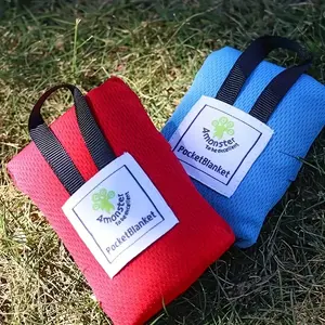 Compact Pocket-Sized Camping Mat, Lightweight Durable Nylon Travel Blanket, Ideal for Picnics, Beach Outings, All-Season Use