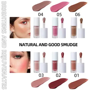 Long-Lasting Matte Liquid Blush Cosmetic Makeup Gel Cream, Non-Fading Lightweight Smooth Finish, Ideal for Women & Girls, Perfect Gift for Halloween Party