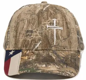 Christian Hats for Men Women Jesus 3 Nail Cross Texas Flag Hat
