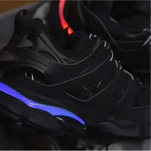 2026 Trend Luxury Designer Original Track 3.0 LED Light Sports Shoes Christmas Atmosphere Spring Winter Retro Style Running and Walking Sports Shoes, Gift