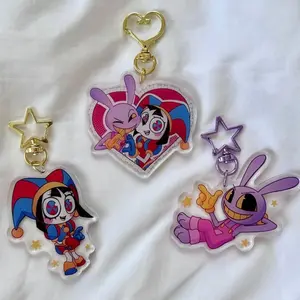The Amazing Digital Circus Acrylic Keychain | Pomni, Jax, Funnybunny