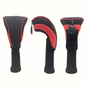 All-Inclusive Golf Club Head Covers Set, 5-Piece Kit Includes Driver, Iron Wood, Hybrid, Universal Fit, Professional Protection