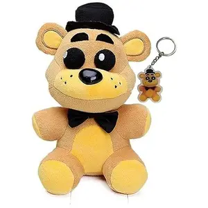 Fnaf Keychain Golden Bear Freddy Black Hat, Frostbear - in Stock US