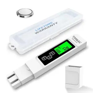 Accurate So Far 4-in-1 Instant Read TDS Meter - Measures TDS, EC, & Temperature (?C/?F) - Digital Water Testing Kit for Tap, Well, Pool, Hydroponics, Aquarium, RO/DI System White