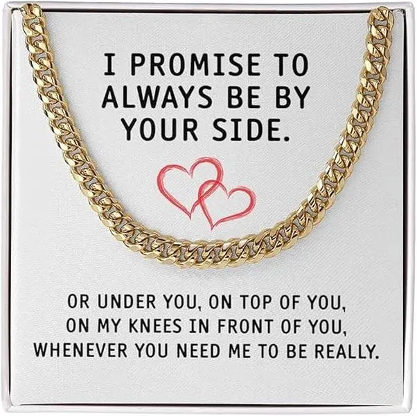 Necklace Gift For Him, Boyfriend Necklace From Girlfriend, Soulmate Necklace For Him From Wife, Promise Necklace For Him