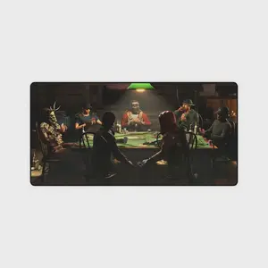 Rust Game Desk Mat 3mm Neoprene Anti-Slip Surface for Writing Drawing Mouse Pad
